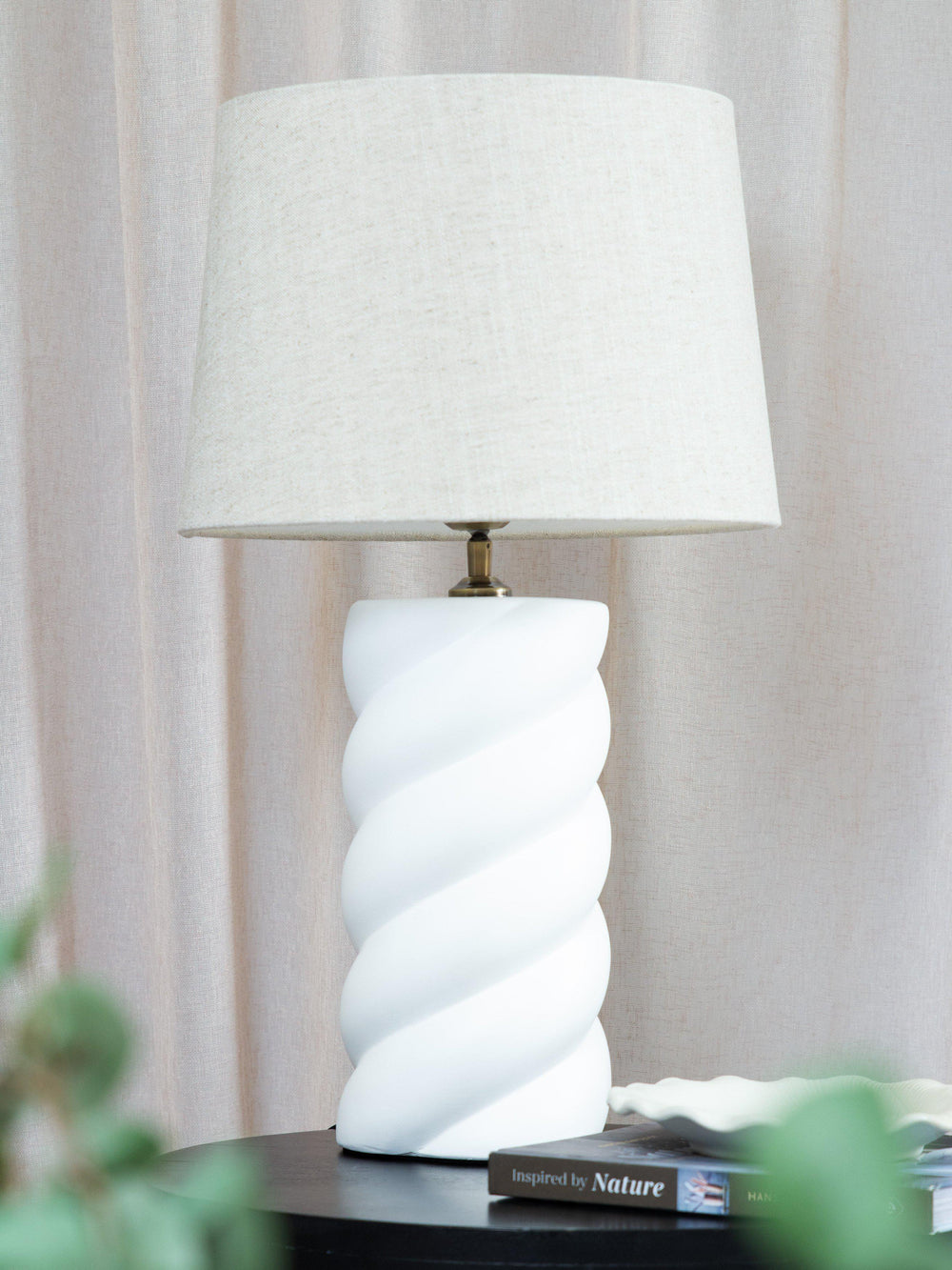 Spin lampfot 65cm - Sofia Florenzo skärm - PR Home - Ljusvaruhuset