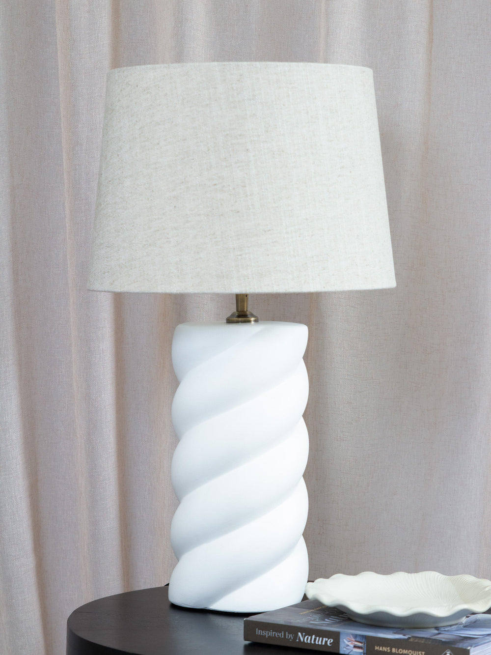 Spin lampfot 65cm - Sofia Florenzo skärm - PR Home - Ljusvaruhuset