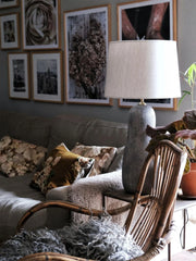 Sally lampfot - Brun 51cm - PR Home - Ljusvaruhuset