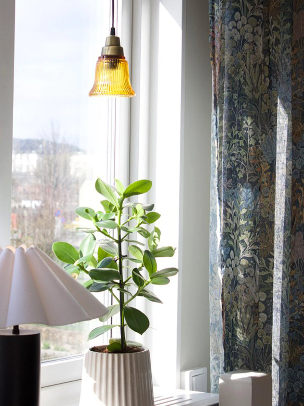 Emmi fönsterlampa - Amber/brass 12cm - PR Home - Ljusvaruhuset