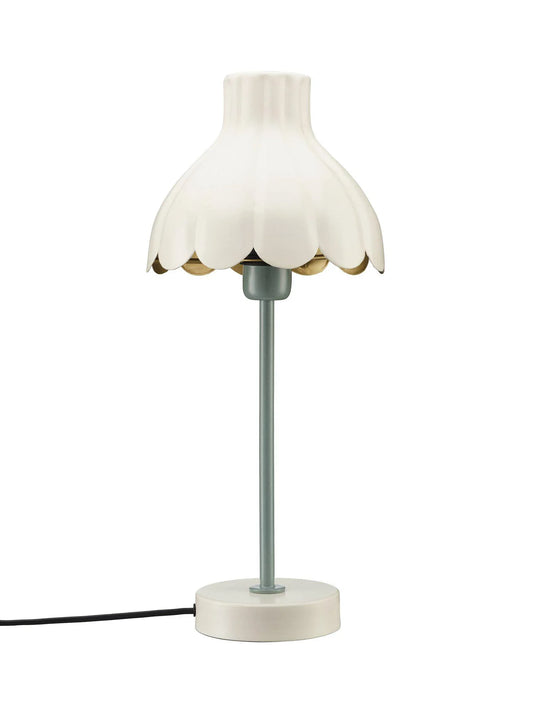 Wera bordslampa - Offwhite/grön 47cm - PR Home - Ljusvaruhuset