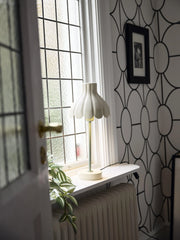 Wera bordslampa - Offwhite/grön 47cm - PR Home - Ljusvaruhuset