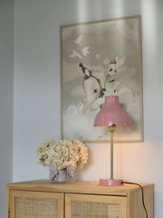 Wera bordslampa - Rosa/grön 47cm - PR Home - Ljusvaruhuset