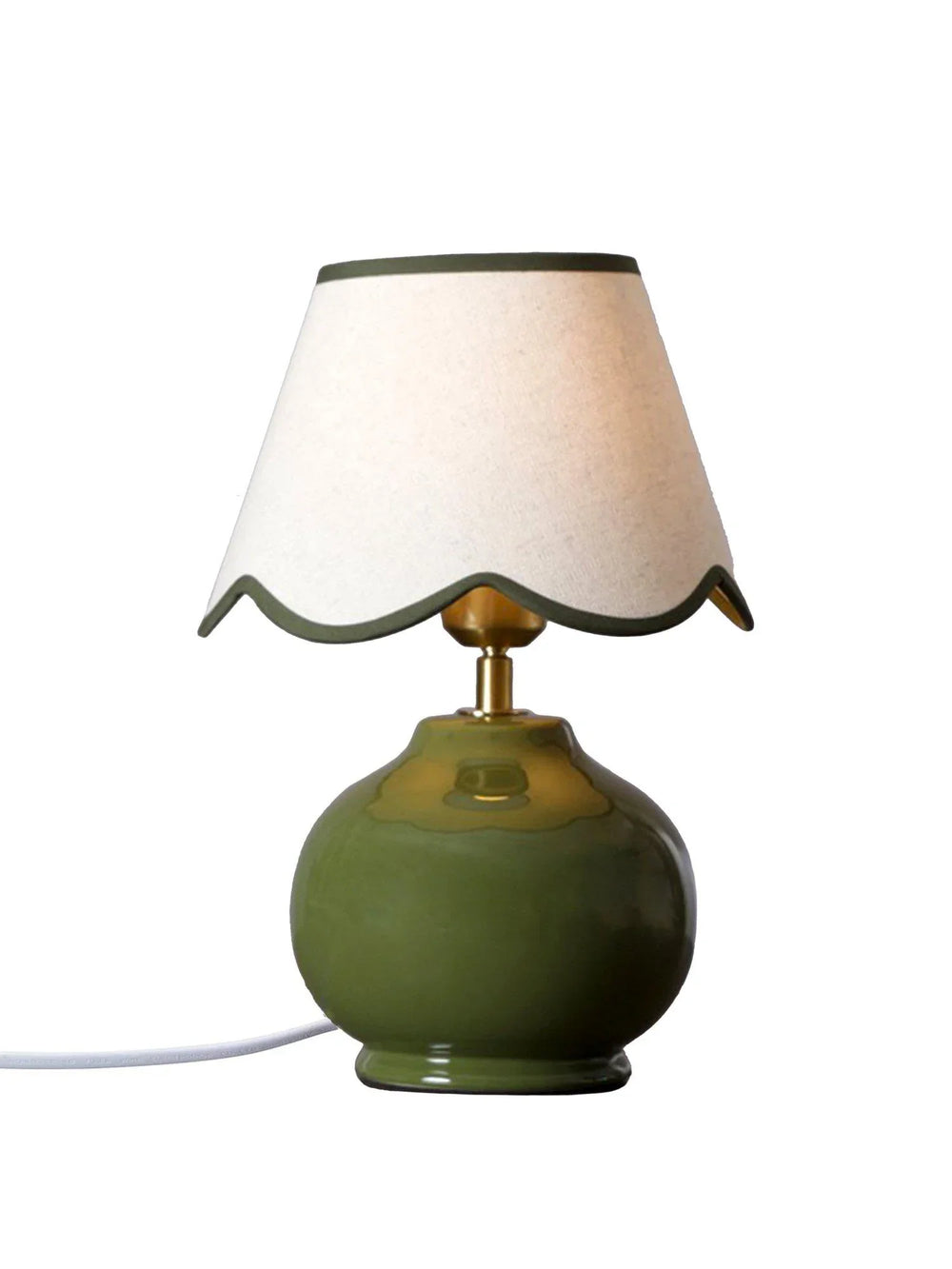 Nell bordslampa - Mossa grön, 34cm - PR Home - Ljusvaruhuset