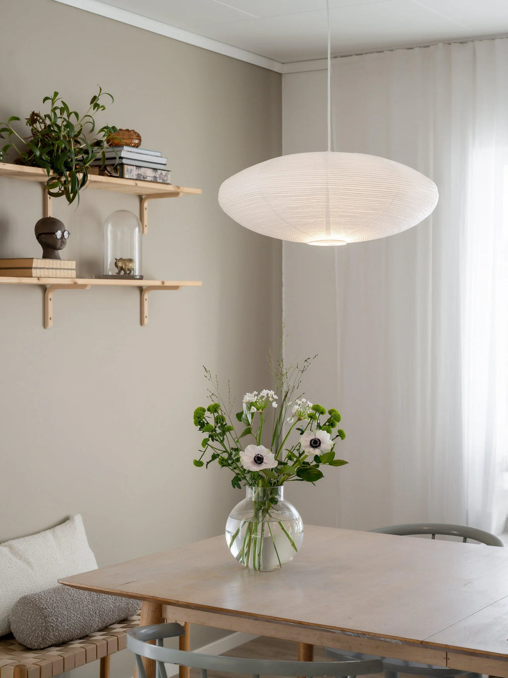 Yuni takskärm - Vit 58cm - PR Home - Ljusvaruhuset