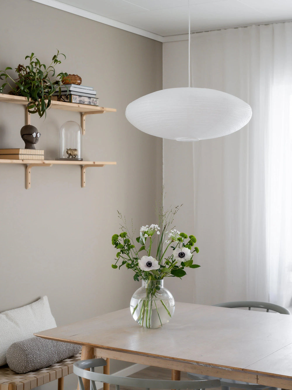 Yuni takskärm - Vit 58cm - PR Home - Ljusvaruhuset