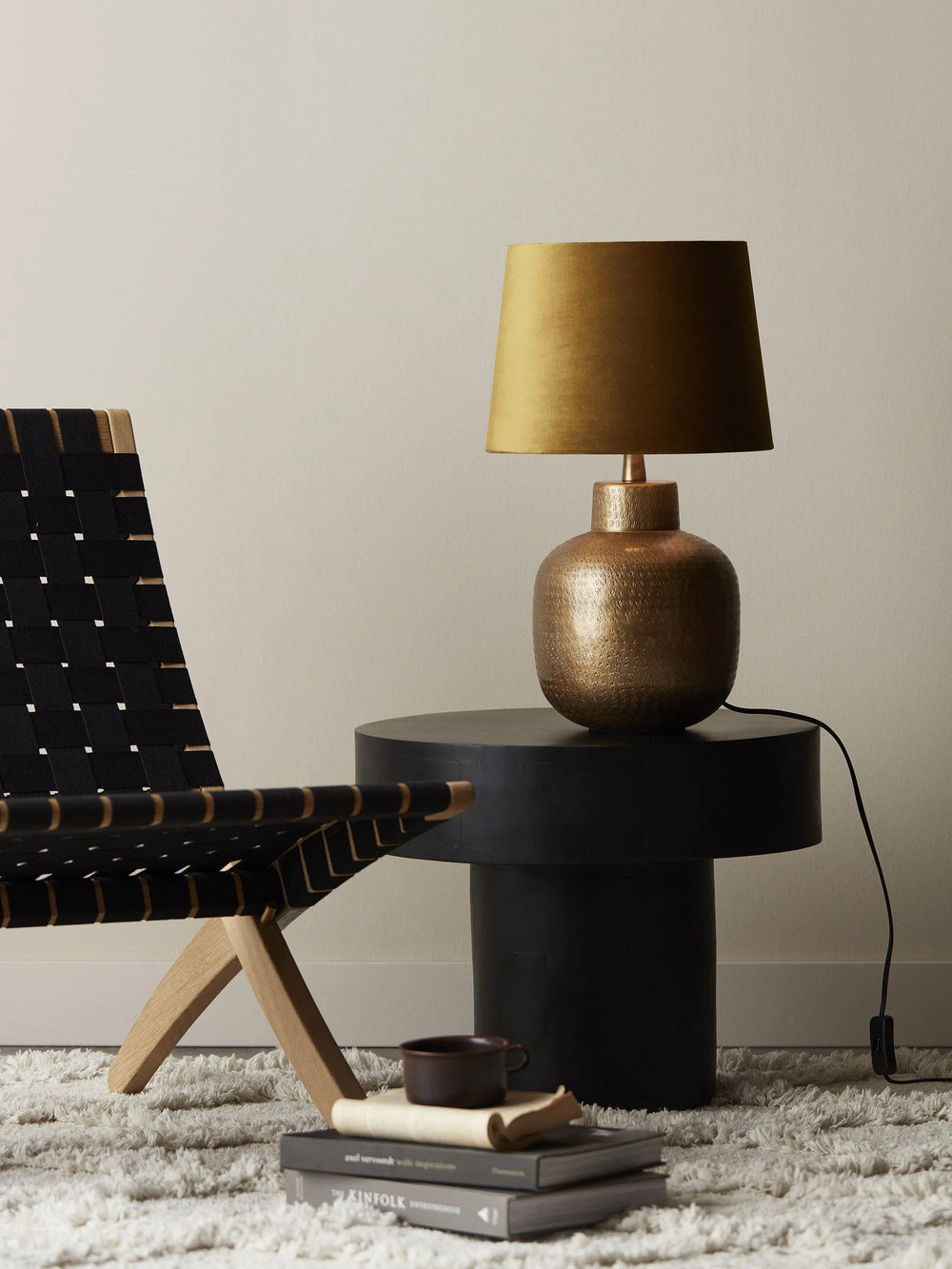 Henry Lampfot - Antikmässing 34cm - PR Home - Ljusvaruhuset