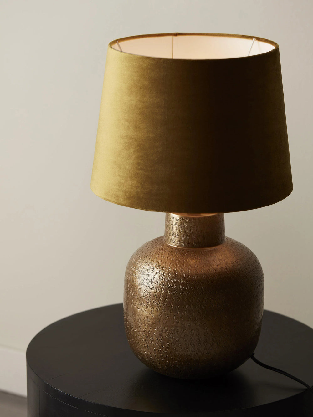 Henry Lampfot - Antikmässing 34cm - PR Home - Ljusvaruhuset