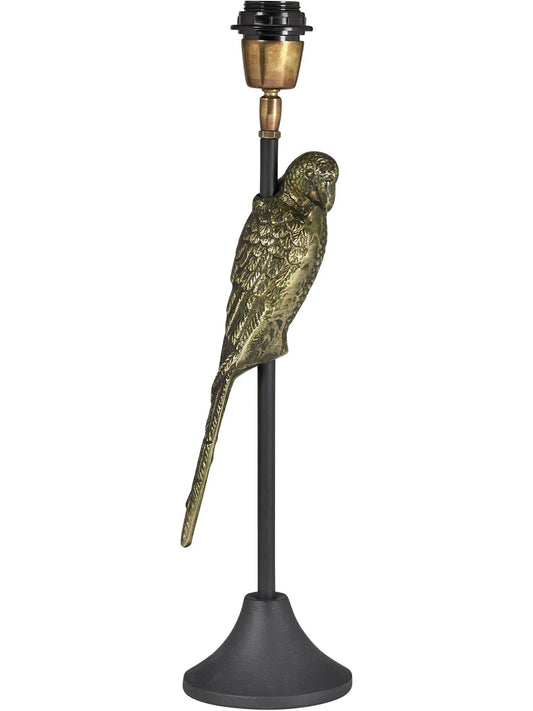 Parrot Lampfot - Antikmässing 41cm - PR Home - Ljusvaruhuset