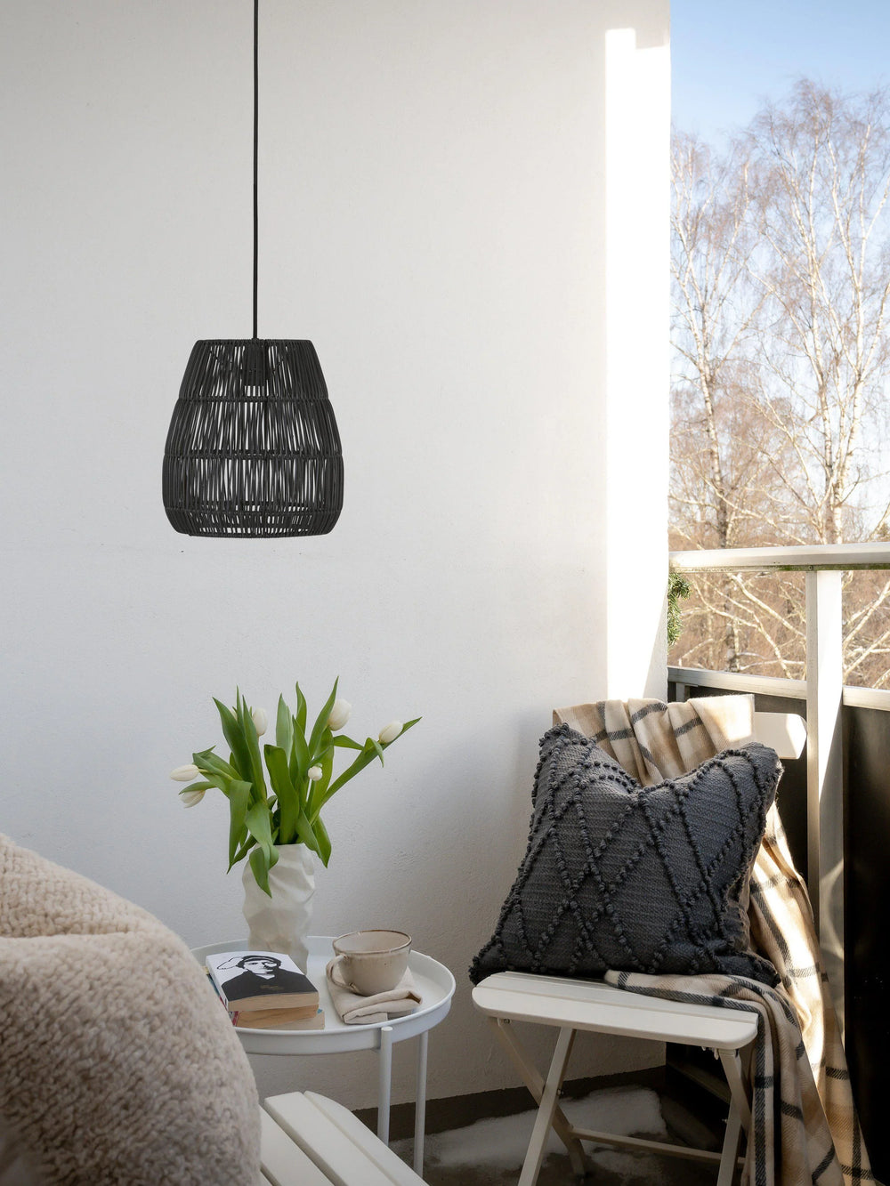 Saigon Takskärm - Svart 28cm - PR Home - Ljusvaruhuset