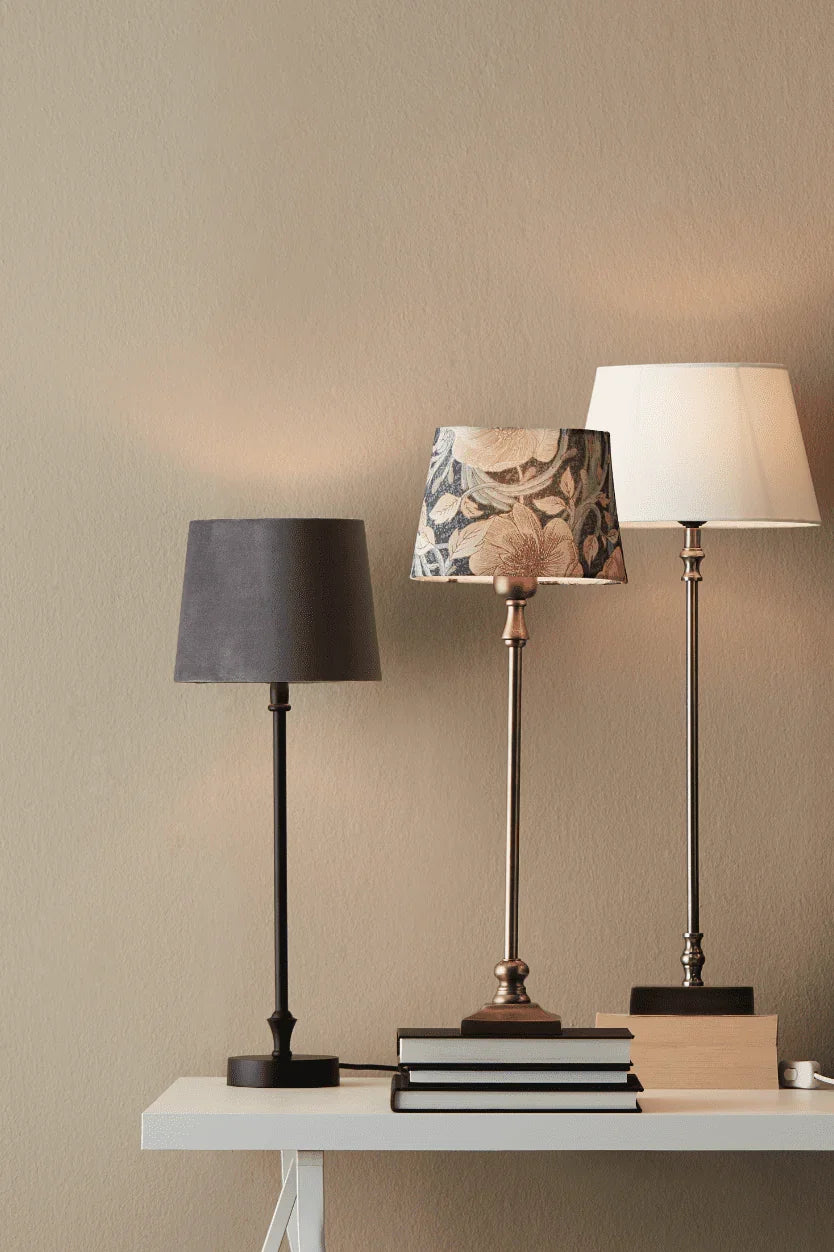 Liam bordslampa - med grå skärm 59cm - PR Home - Ljusvaruhuset