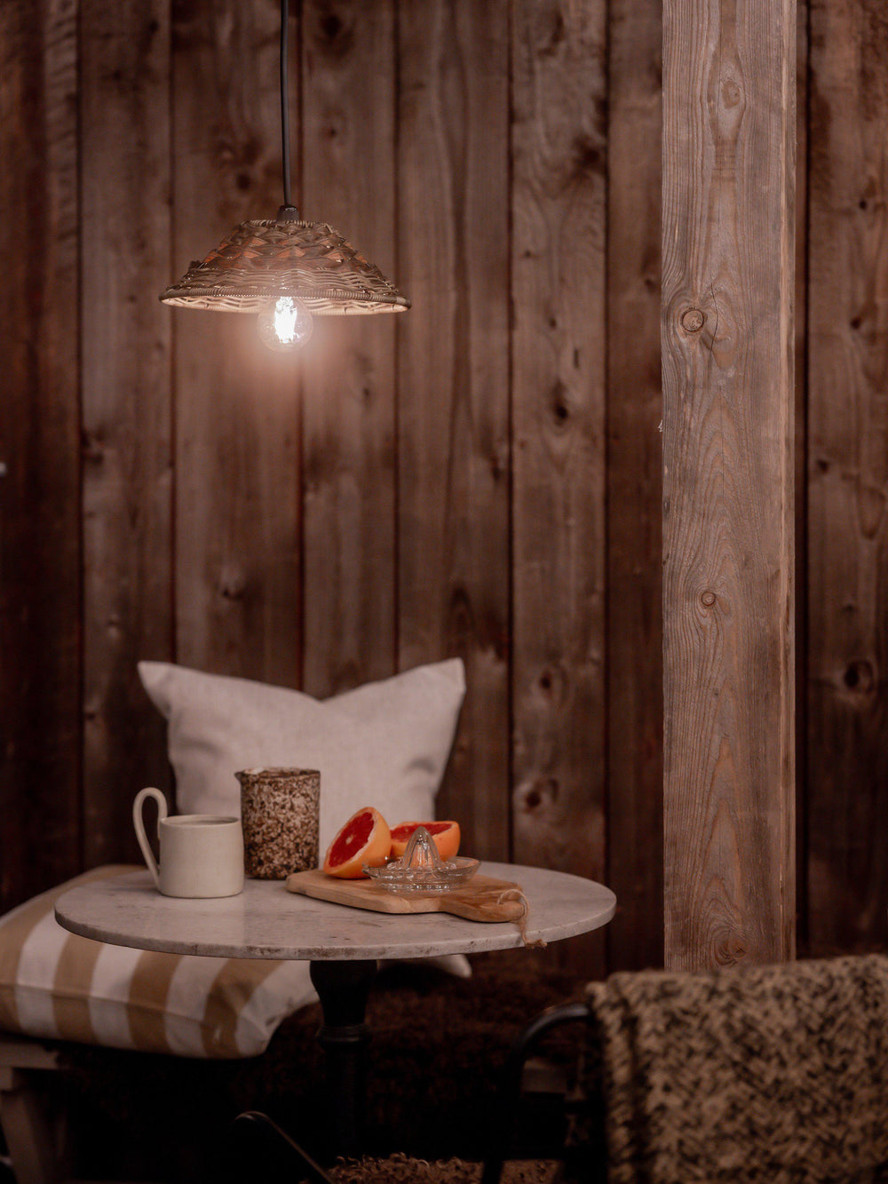 Lisen Taklampa - Brun natur 27cm - PR Home - Ljusvaruhuset