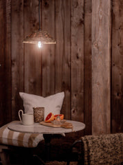 Lisen Taklampa - Brun natur 27cm - PR Home - Ljusvaruhuset