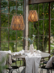 Lollo Taklampa - Natur/svart 28cm - PR Home - Ljusvaruhuset