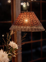 Lisen Taklampa - Brun natur 45cm - PR Home - Ljusvaruhuset