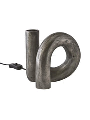 Notice Swirl lampfot - Råsilver 18cm - PR Home - Ljusvaruhuset