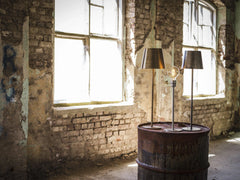 Base Lampfot - Beaten Gold 45cm - PR Home - Ljusvaruhuset