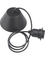 Takupphänge Bas EU - Svart sladd 2,1m - PR Home - Ljusvaruhuset