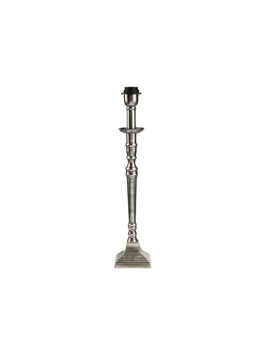 Salong Lampfot - Antiksilver 42cm - PR Home - Ljusvaruhuset