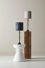 Salong Lampfot - Antiksilver 42cm - PR Home - Ljusvaruhuset