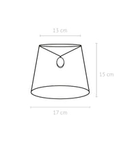 Mia Lampskärm - Franza Beige 17cm - PR Home - Ljusvaruhuset