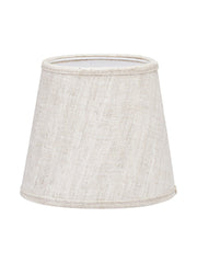 Mia Lampskärm - Lin Natur/vit 14cm - PR Home - Ljusvaruhuset
