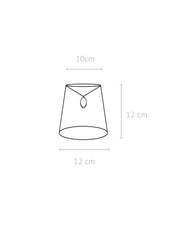 Queen Lampskärm - Lin Offwhite 12cm - PR Home - Ljusvaruhuset