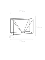 Rakel Lampskärm - Franza Grå 19cm - PR Home - Ljusvaruhuset