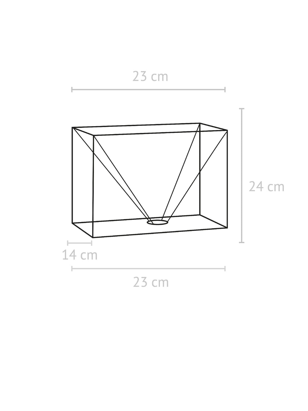 Rakel Lampskärm - Franza Grå 23cm - PR Home - Ljusvaruhuset