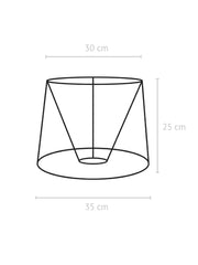 Sofia Sammet - Klarrosa 35cm - PR Home - Ljusvaruhuset