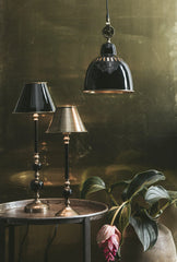 Abbey Lampfot - Svart/Antikmäss 50cm - PR Home - Ljusvaruhuset