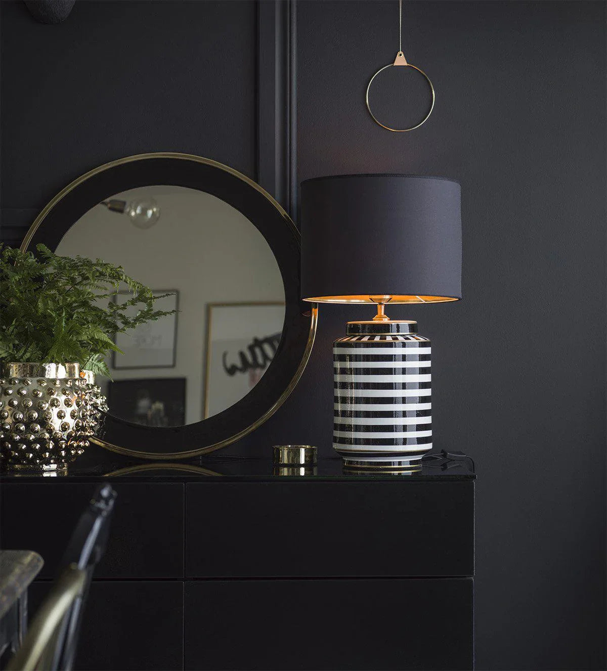 Gatsby Lampfot - Svart 43cm - PR Home - Ljusvaruhuset