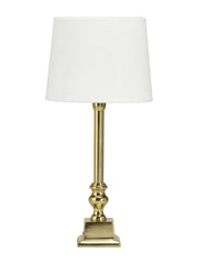 Linné bordslampa - med lampskärm 46cm - PR Home - Ljusvaruhuset