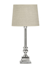 Linné bordslampa - med lampskärm 46cm - PR Home - Ljusvaruhuset