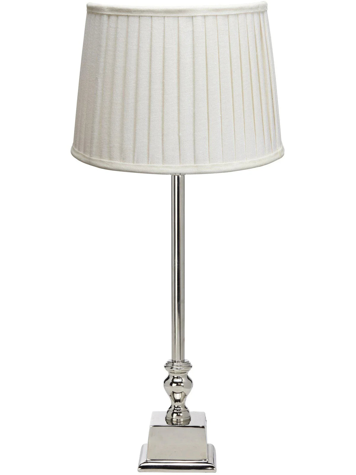 Linné bordslampa med - offwhite skärm 49cm - PR Home - Ljusvaruhuset