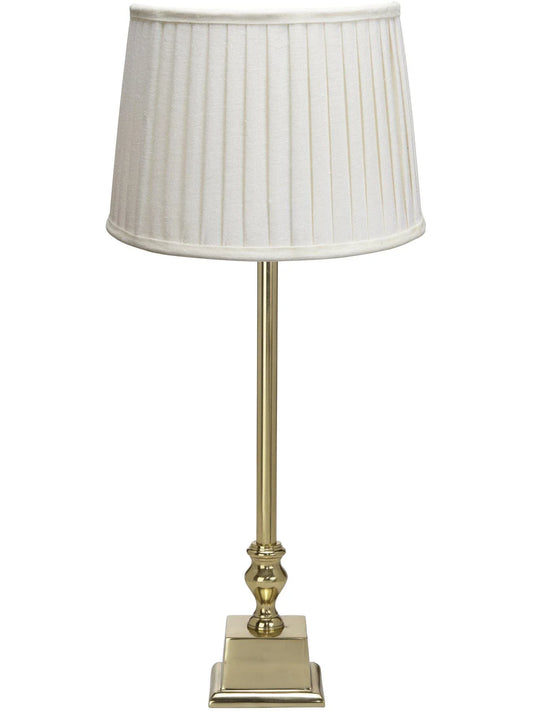 Linné bordslampa med - offwhite skärm 66cm - PR Home - Ljusvaruhuset