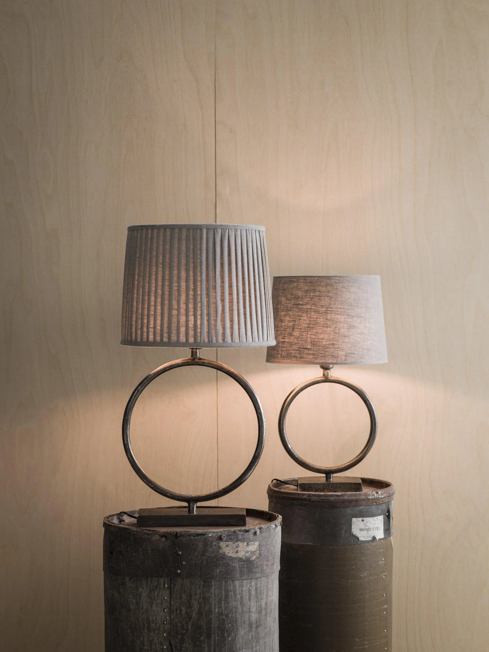 Circle Lampfot - Råsilver 43cm - PR Home - Ljusvaruhuset