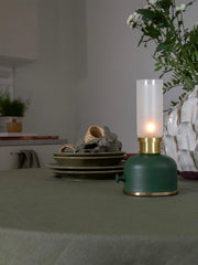 Frida bordslampa - Mörkgrön 11x22cm - PR Home - Ljusvaruhuset