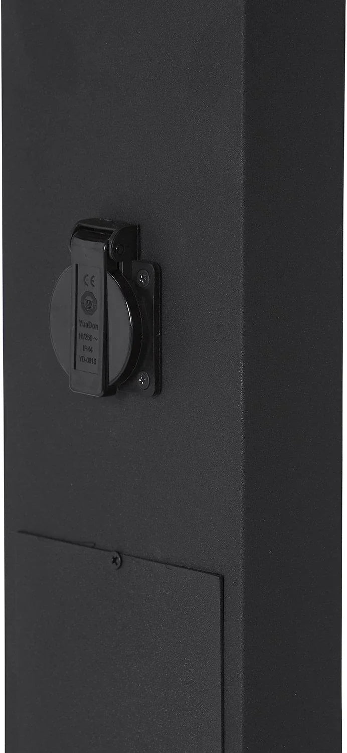 Luton stolpbelysning - 230VIP44 svart 100cm - PR Home - Ljusvaruhuset