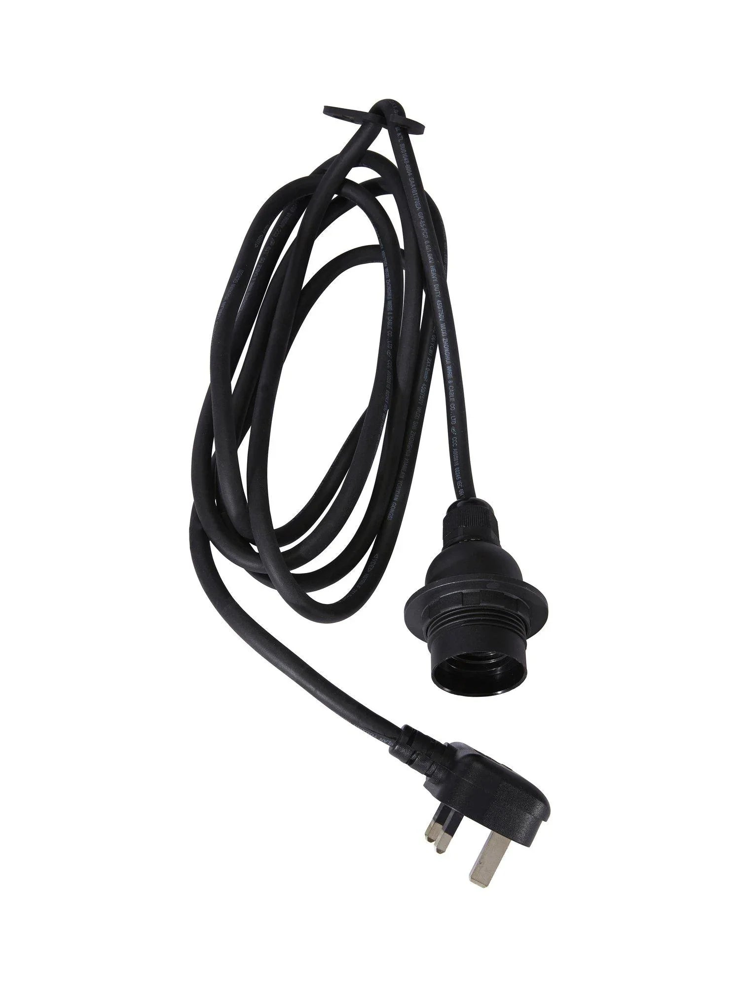 FlexOut Lampsladd UK - Utomhus Svart 250cm - PR Home - Ljusvaruhuset