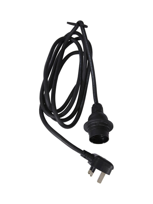 FlexOut Lampsladd UK - Utomhus Svart 250cm - PR Home - Ljusvaruhuset
