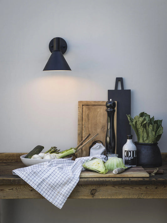 MiniTripp fasadlampa - 230V IP44 svart 30cm - PR Home - Ljusvaruhuset