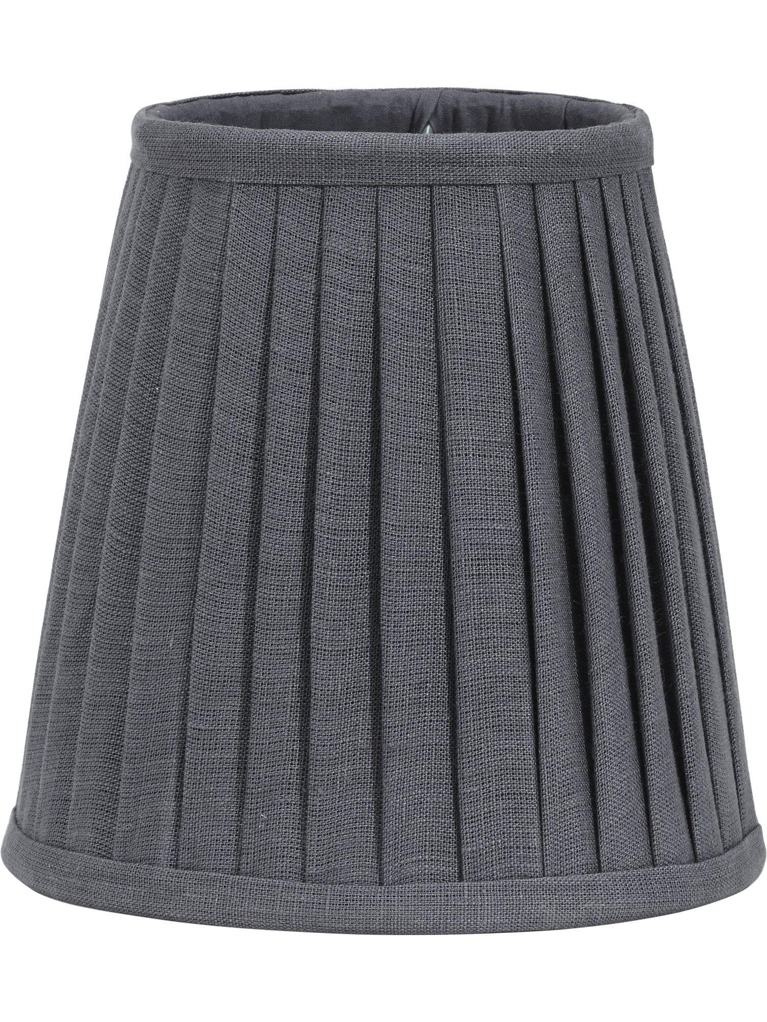 Cia Toppringskärm - Plissé Grey 20cm - PR Home - Ljusvaruhuset