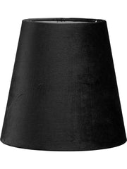 Cia Toppringskärm - Sammet Svart 20cm - PR Home - Ljusvaruhuset