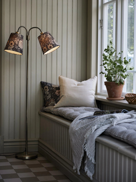 Cia Toppringskärm - Dahlia Brun 20cm - Borås tapeter - Ljusvaruhuset