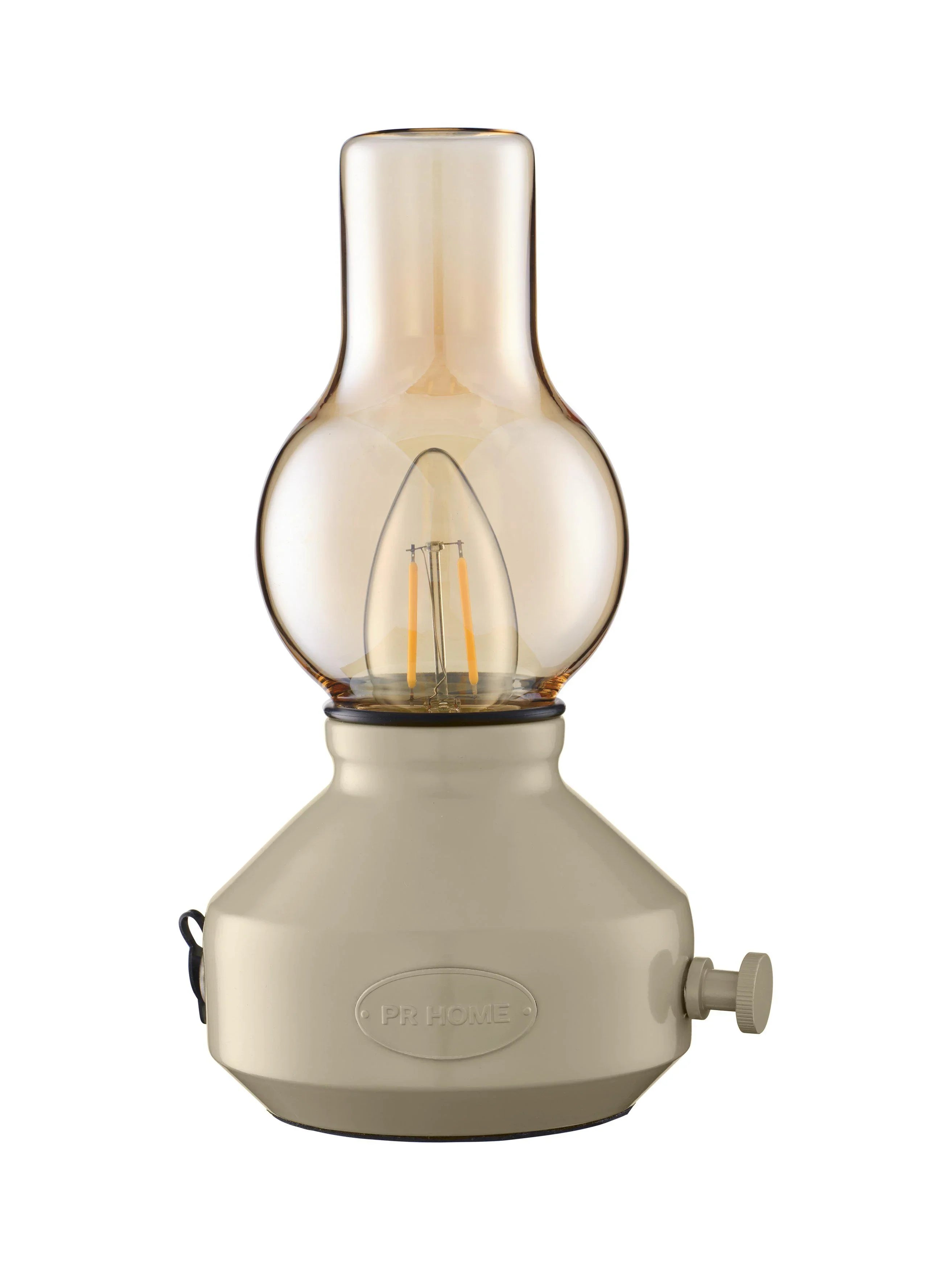 Glimt BordslampaIP44 - Laddbar sand/amber - PR Home - Ljusvaruhuset