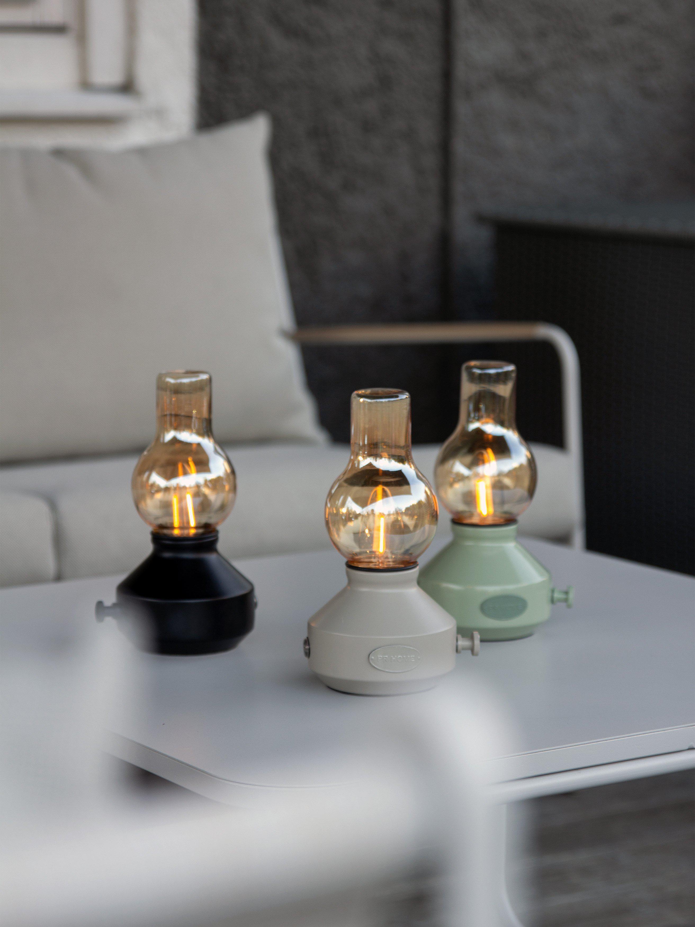 Glimt BordslampaIP44 - Laddbar sand/amber - PR Home - Ljusvaruhuset