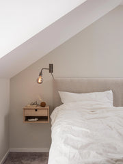 Base vägglampa - Beaten silver 34cm - PR Home - Ljusvaruhuset