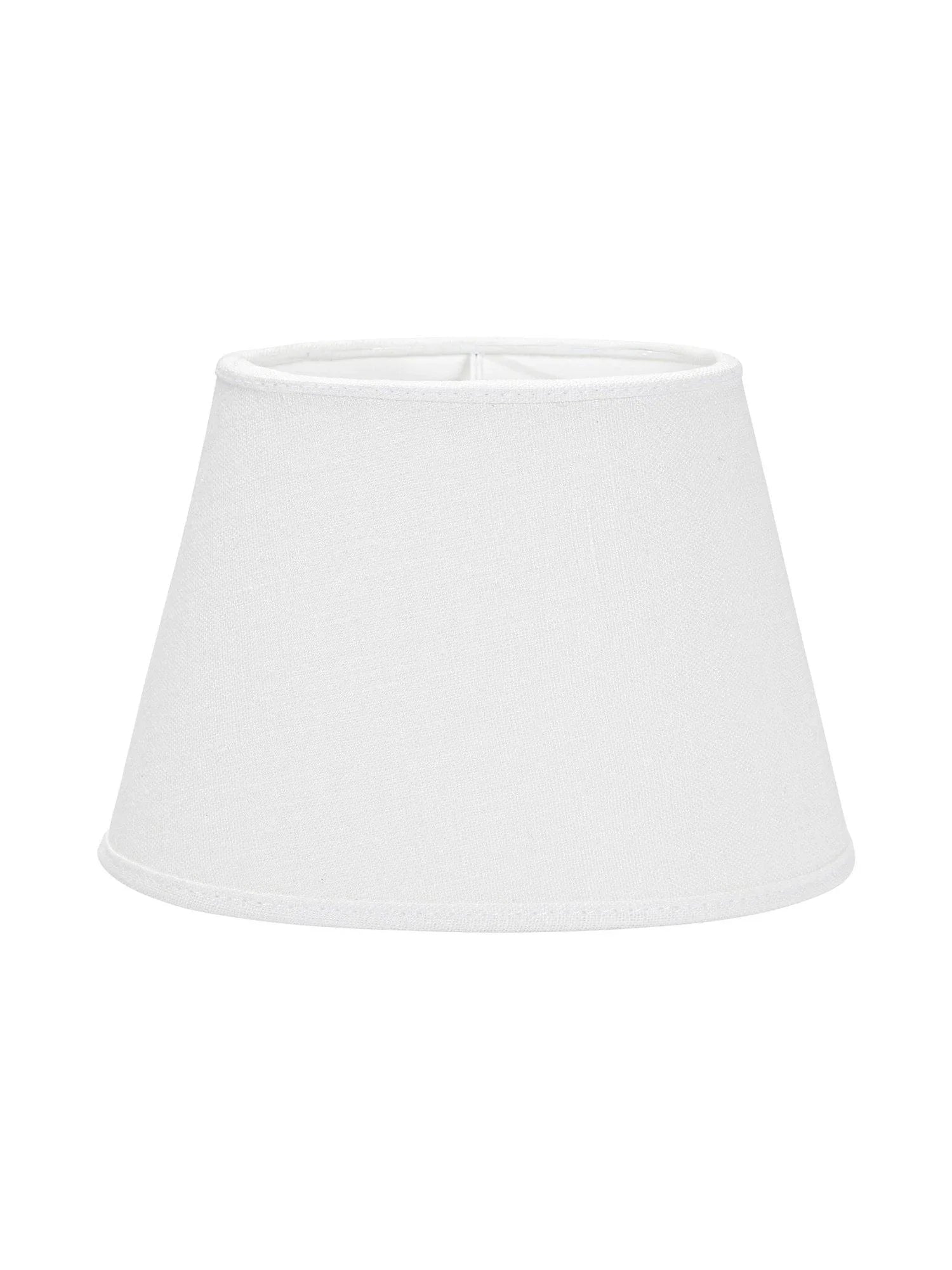 Oval Lampskärm - Lin Offwhite 20cm - PR Home - Ljusvaruhuset
