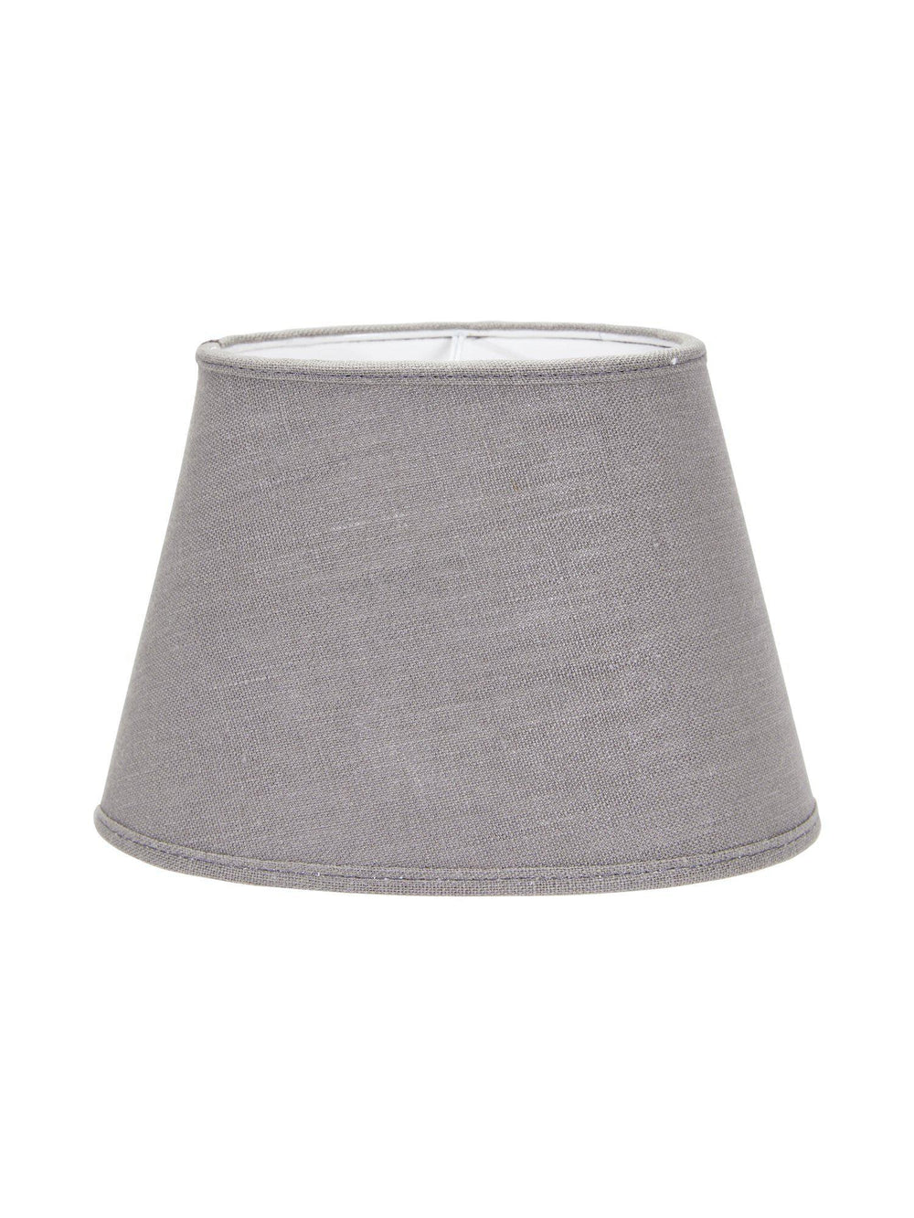 Oval Lampskärm - Lin Grå 25cm - PR Home - Ljusvaruhuset